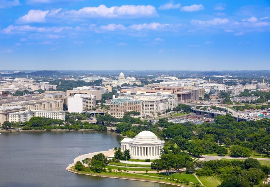 Clima, final del invierno en Washington DC