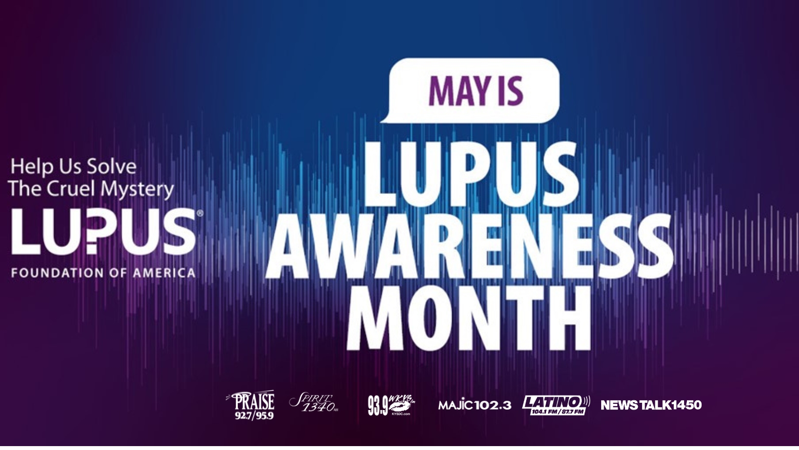 Radio One DC se viste de morado creando conciencia sobre el lupus