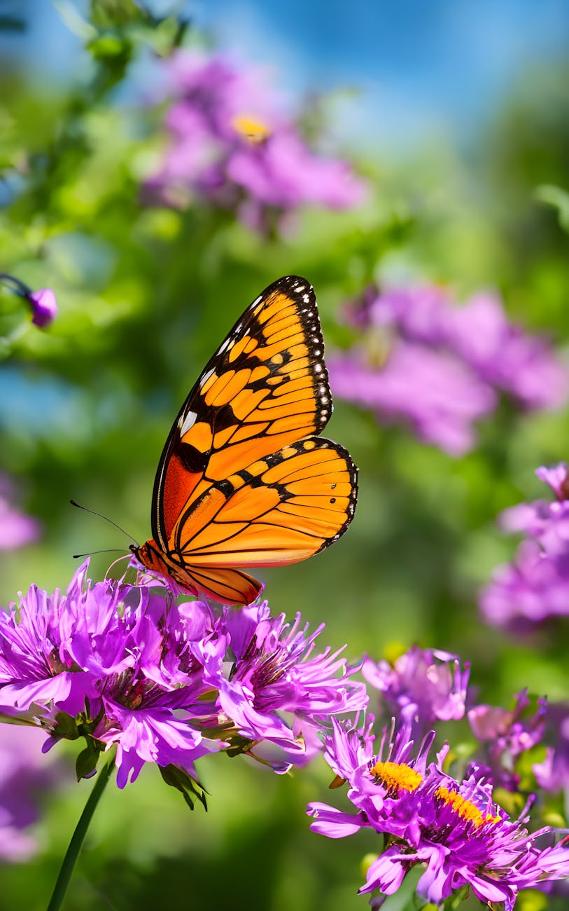monarch butterfly on flower