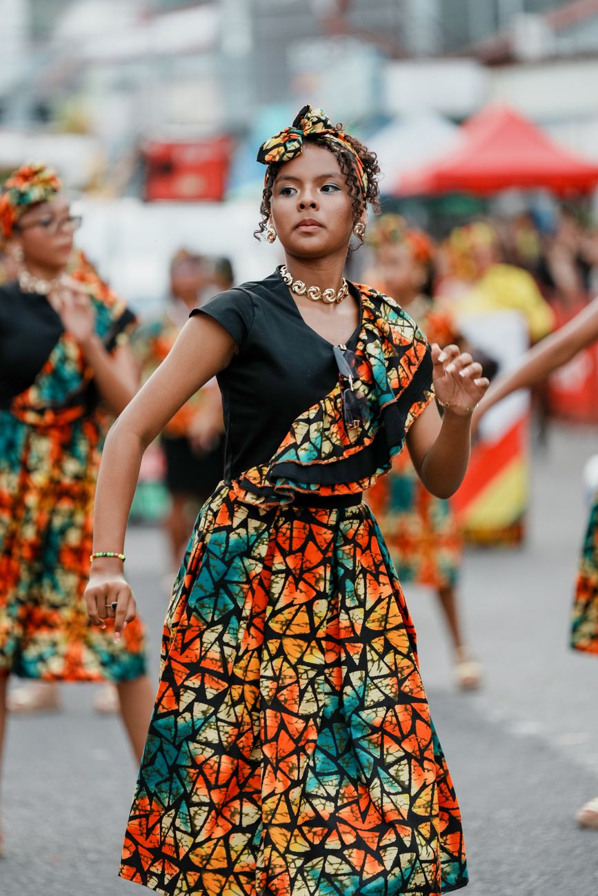 colorful traditional dance in limon costa rica