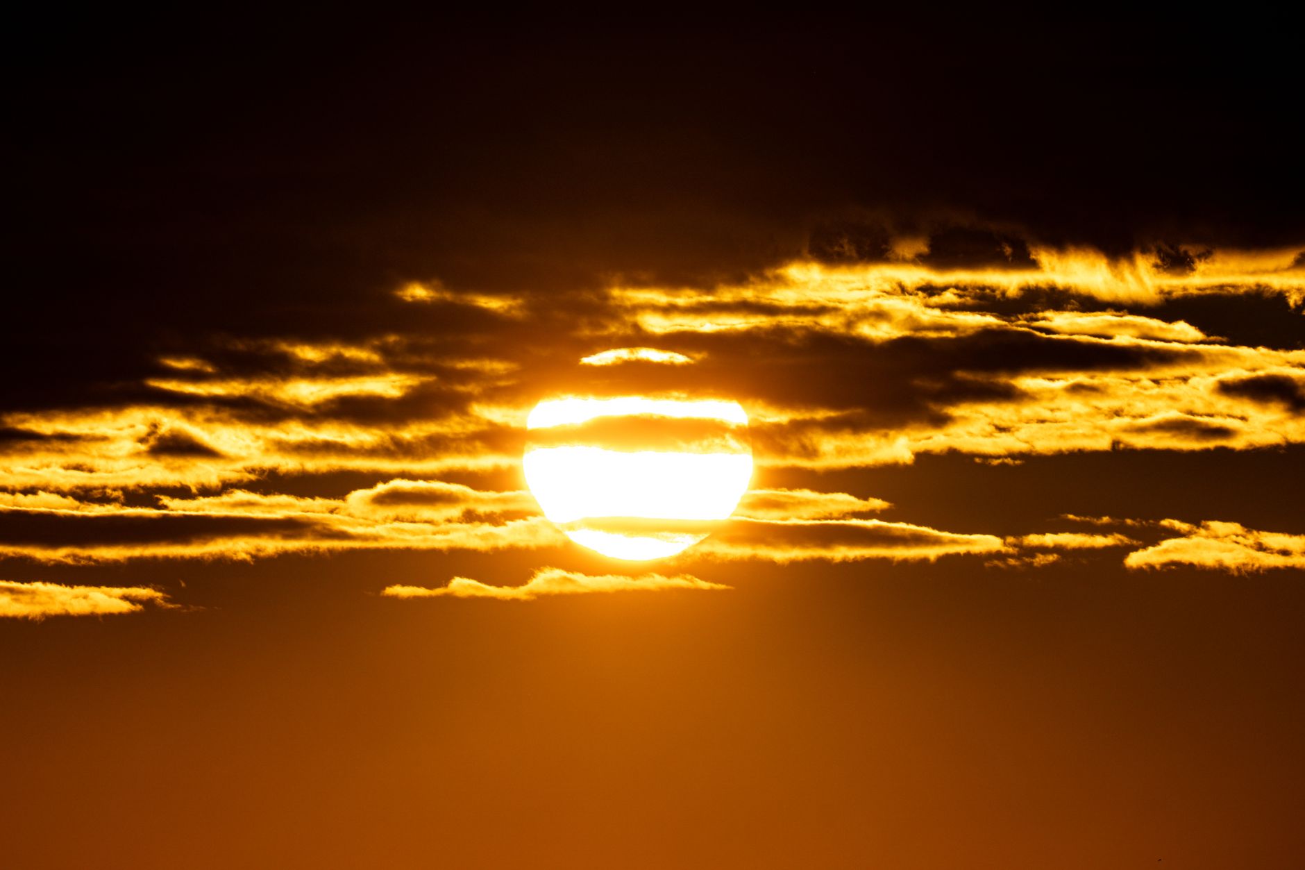 dramatic fall sunrise in stamford connecticut